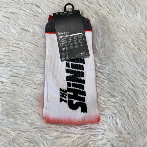 The Shining Red Rum Crew Socks Horror Jack Nicholson - Picture 2 of 2